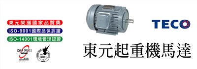 東元 - 起重機馬達